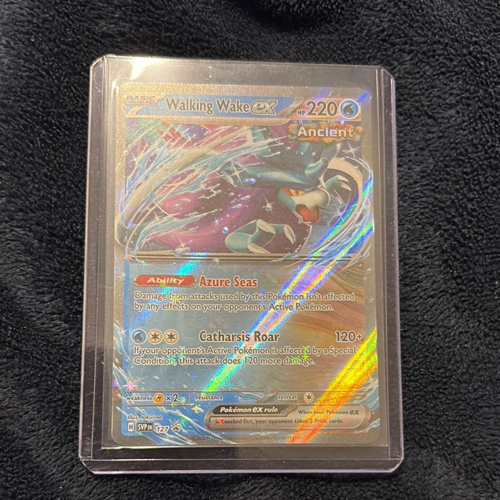 Pokemon Walking Wake EX Card - Multicolor